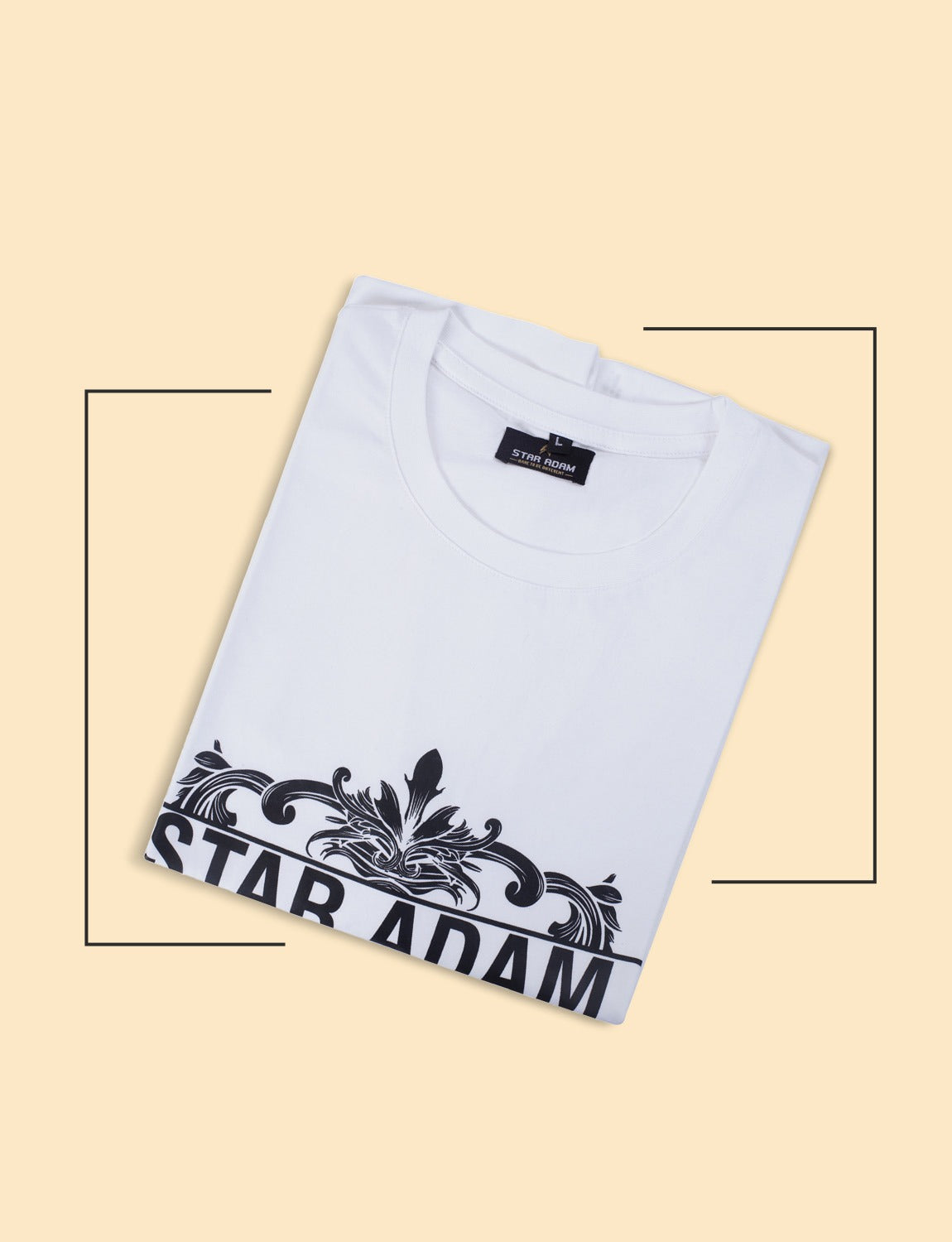 STAR ADAM Men's Round Neck T-Shirts Combo - (Black, White, Maroon)
